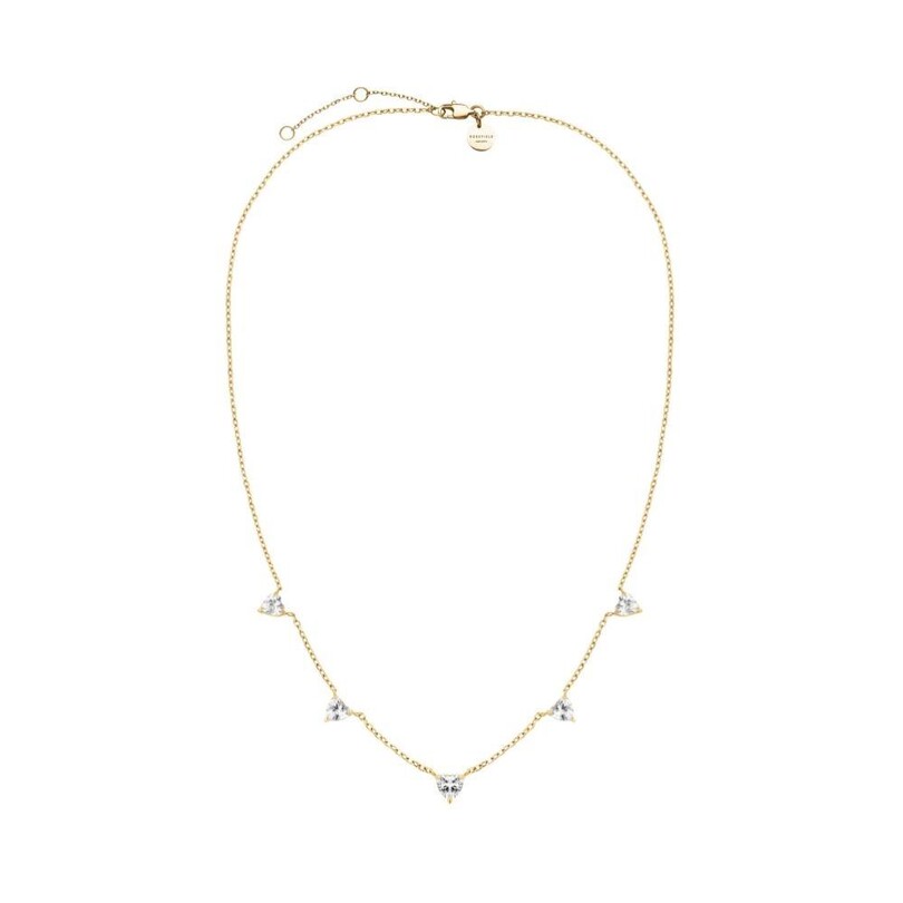 ROSEFIELD TAKI - Rosefield JNRHG.J1005 Sıra Kalpli Çelik Kolye