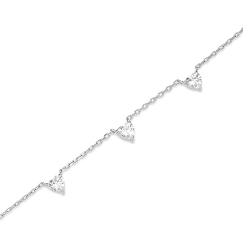 Rosefield JNRHS.J1006 Kalp Sıralı Çelik Kolye - Thumbnail