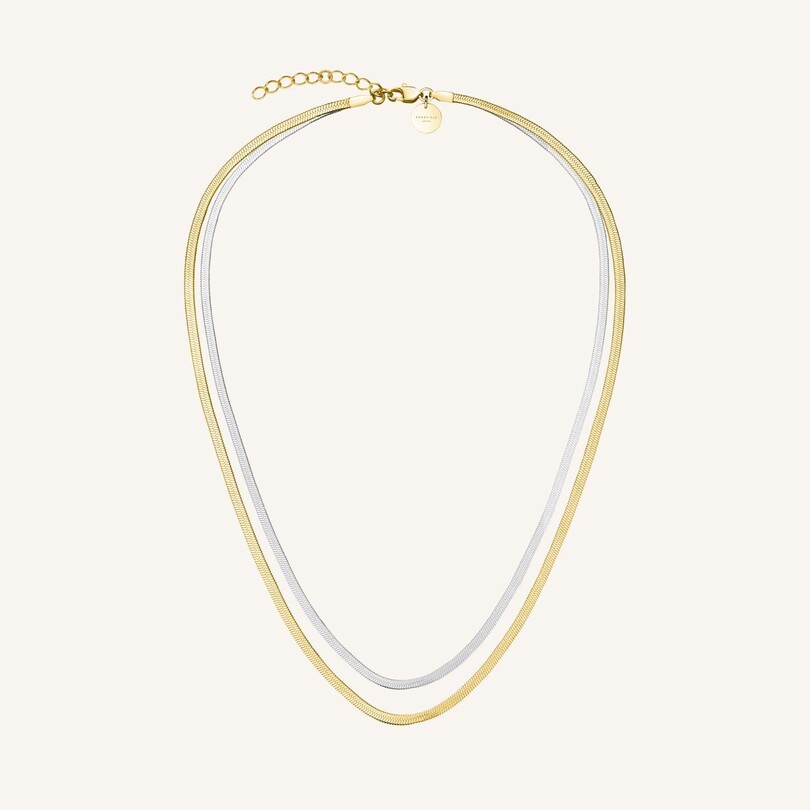 ROSEFIELD JNSCD.J676 Çift Renk Çelik Kolye - Thumbnail