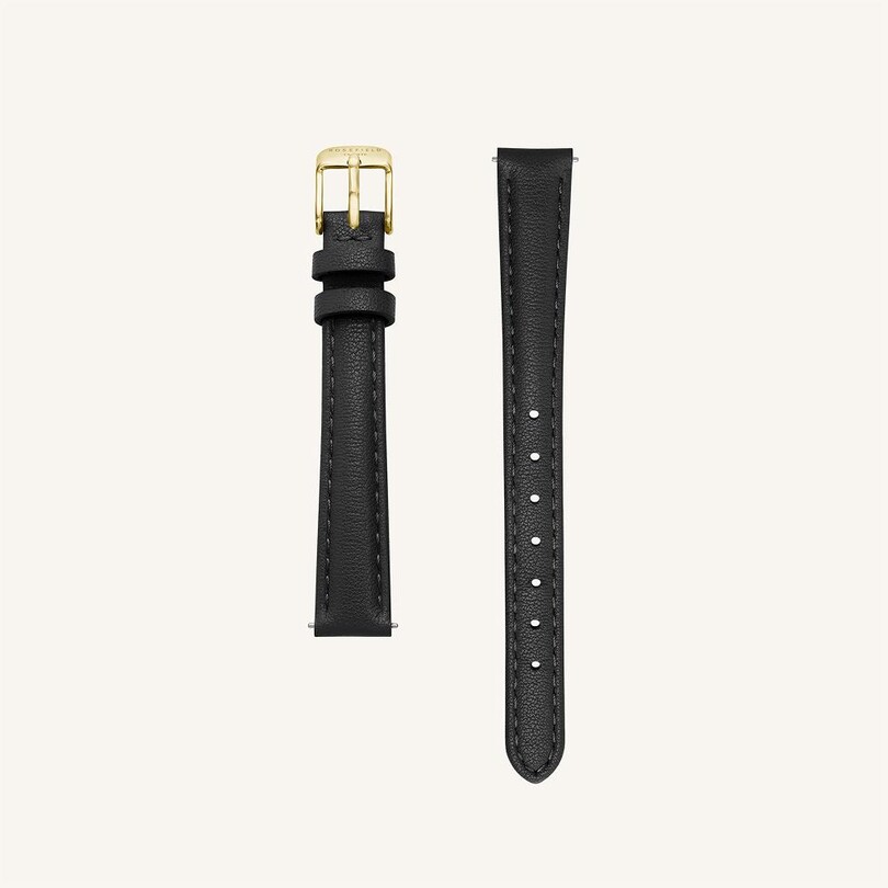 ROSEFIELD KORDON - ROSEFIELD OBGL.S361 Siyah 12mm Deri Kayış