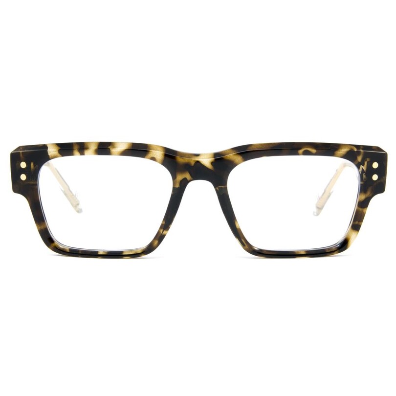 Snob Milano Giuan Mari Leopar Şeffaf Unisex Optik / Güneş Gözlüğü - Thumbnail