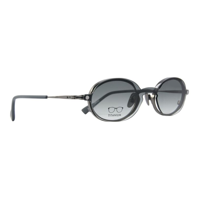 Snob Milano Indy Füme Titanyum Unisex Optik / Güneş Gözlüğü - Thumbnail