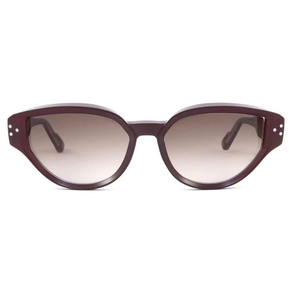 Snob Milano x Nove 25 Gran Tosa Bordo Cat Eye Kadın Güneş Gözlüğü