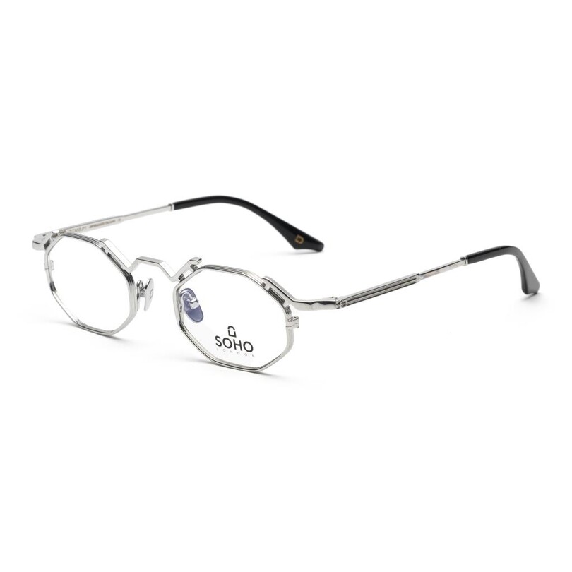 Soho London Bridge Gümüş Titanyum Unisex Optik Gözlük - Thumbnail
