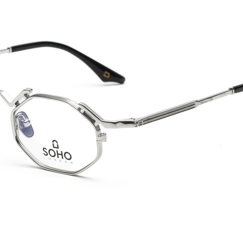 Soho London Bridge Gümüş Titanyum Unisex Optik Gözlük - Thumbnail