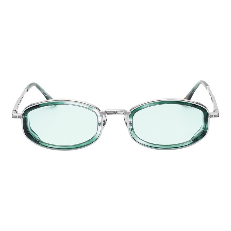 SOHO LONDON - Soho London Goslett Gümüş Yeşil Unisex Güneş Gözlüğü