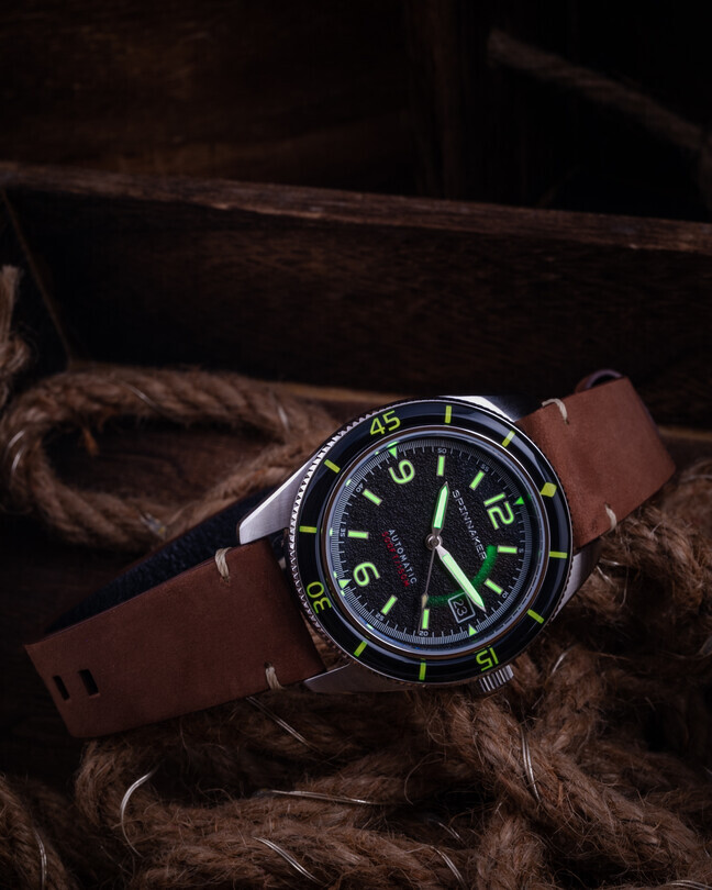 FLEUSS SP-5055-01 Otomatik (Seiko NH35 Mekanizmalı) Erkek Kol Saati - Thumbnail