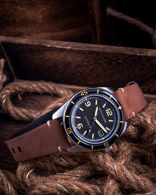 FLEUSS SP-5055-01 Otomatik (Seiko NH35 Mekanizmalı) Erkek Kol Saati - Thumbnail