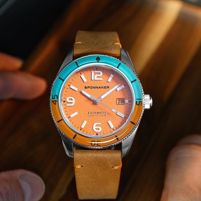 FLEUSS SP-5055-0F Otomatik (Seiko NH35 Mekanizmalı) Erkek Kol Saati - Thumbnail