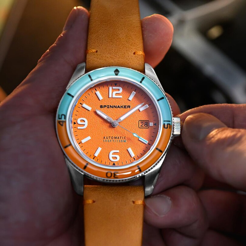 FLEUSS SP-5055-0F Otomatik (Seiko NH35 Mekanizmalı) Erkek Kol Saati - Thumbnail