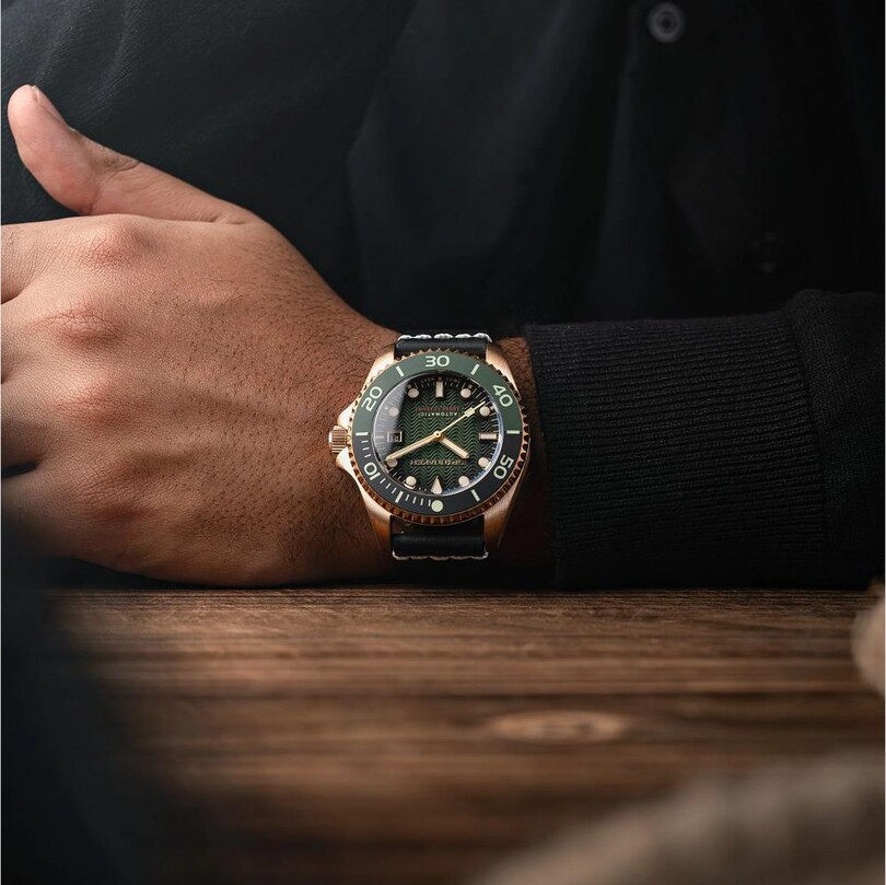 TESEI BRONZE SWISS SP-5060-0B Otomatik (Sellita SW200 Mekanizmalı) Erkek Kol Saati - Thumbnail