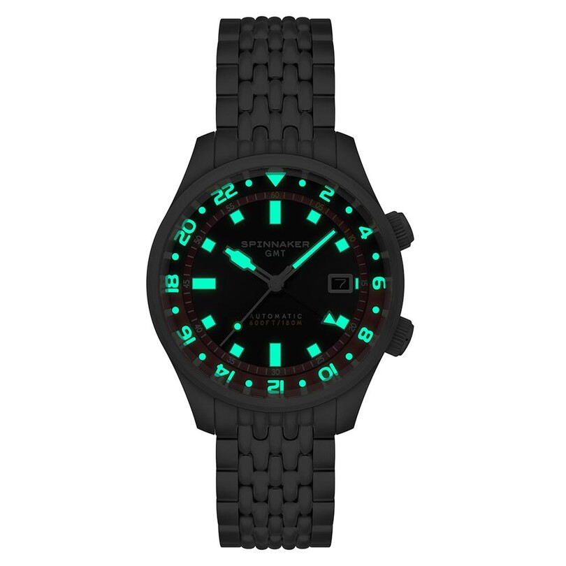 BRADNER GMT SP-5121-11 Otomatik (Seiko NH34 Mekanizmalı) Erkek Kol Saati - Thumbnail