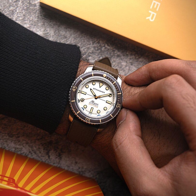 FLEUSS 40 Otomatik 145TH LIMITED EDITION SP-5133-22 (Citizen Miyota 9039 Mekanizmalı) Erkek Kol Saati - Thumbnail