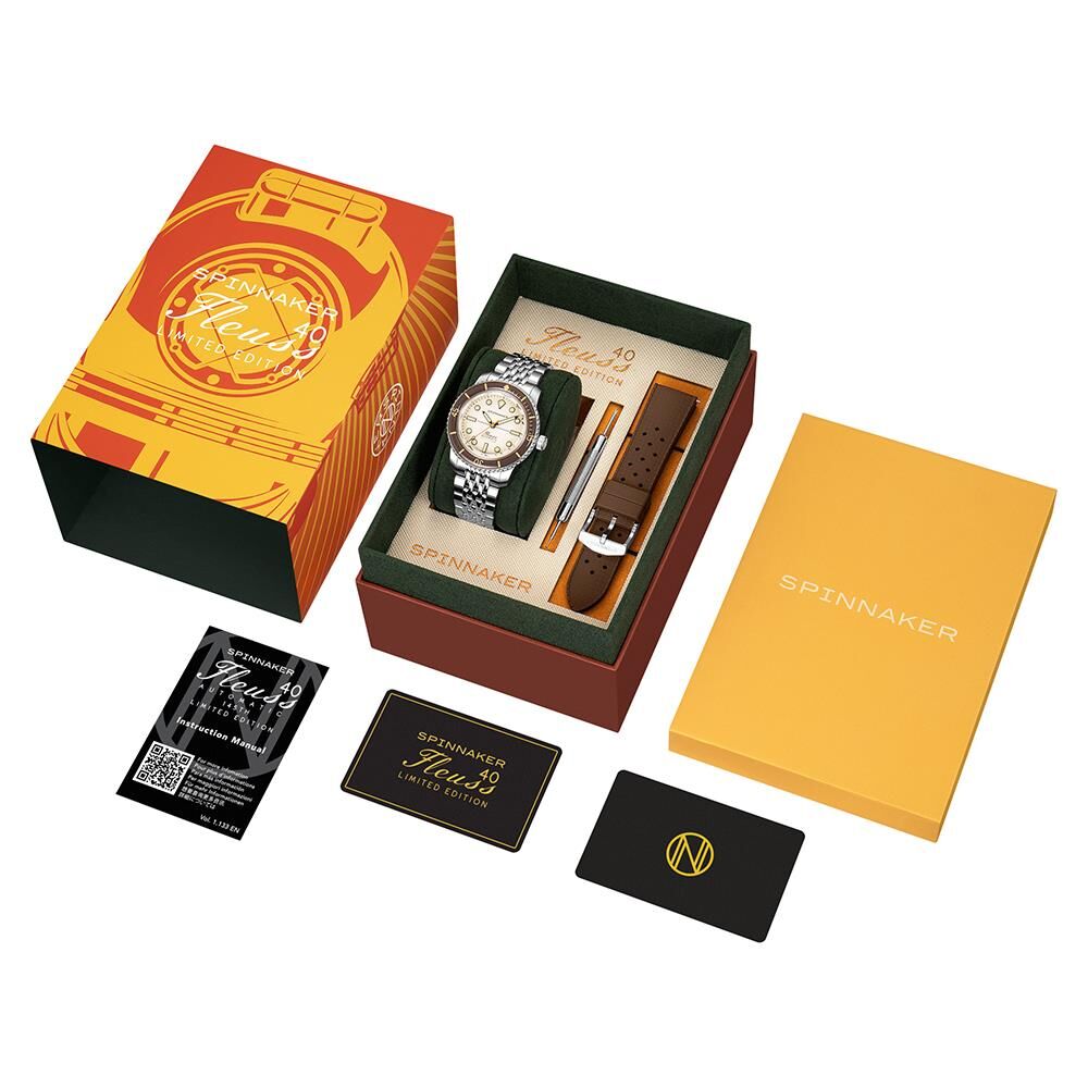 FLEUSS 40 Otomatik 145TH LIMITED EDITION SP-5133-22 (Citizen Miyota 9039 Mekanizmalı) Erkek Kol Saati