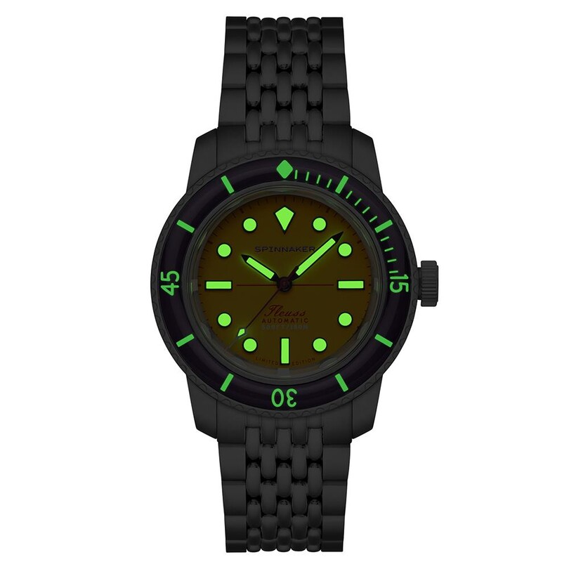 FLEUSS 40 Otomatik 145TH LIMITED EDITION SP-5133-55 (Citizen Miyota 9039 Mekanizmalı) Erkek Kol Saati - Thumbnail