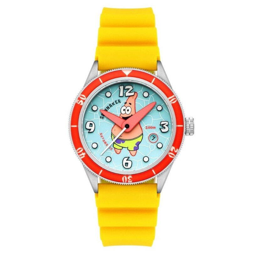 CAHILL Otomatik SP-5142-02 SpongeBob SquarePants Timekeeper Limited Edition (Seiko NH35 Mekanizmalı) Erkek Kol Saati - Thumbnail