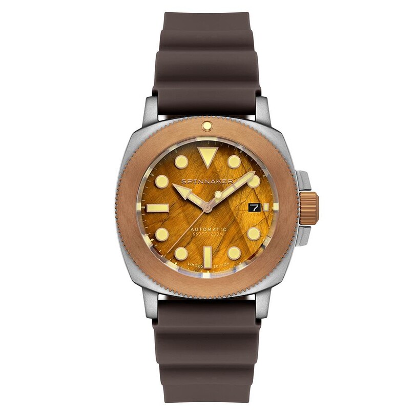 HULL TITANIUM BRONZE Otomatik Lapidary Limited Edition SP-5145-01 (Seiko NH35 Mekanizmalı) Erkek Kol Saati - Thumbnail