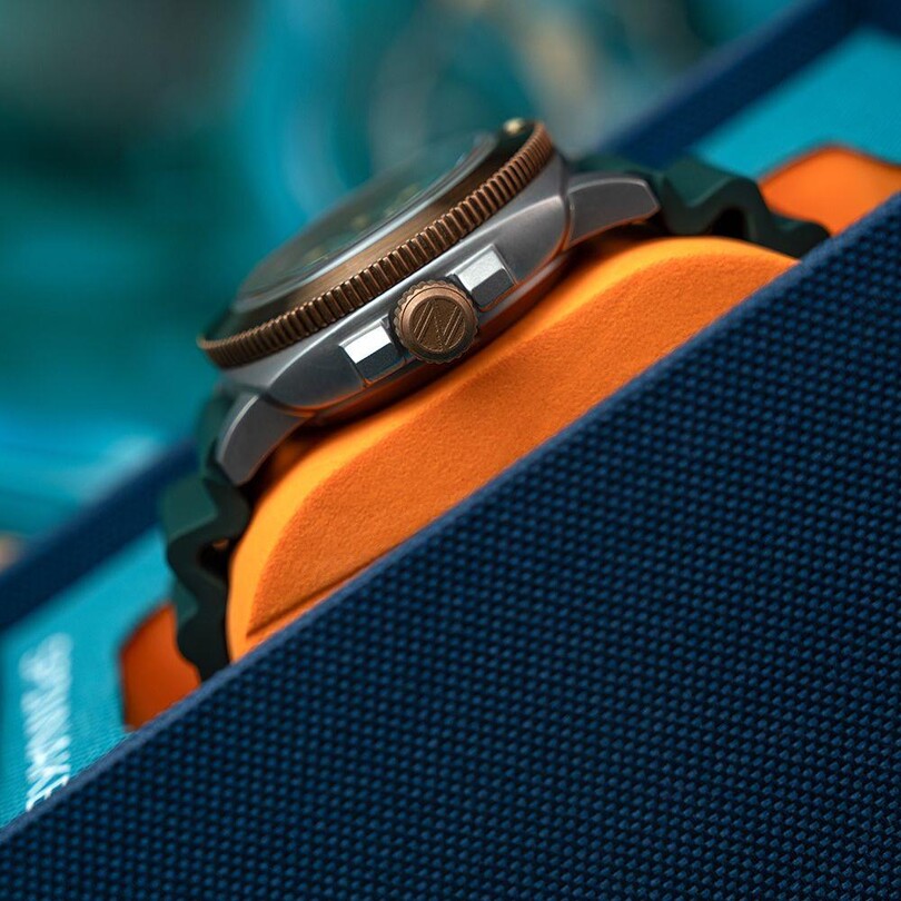 HULL TITANIUM BRONZE Otomatik Lapidary Limited Edition SP-5145-02 (Seiko NH35 Mekanizmalı) Erkek Kol Saati - Thumbnail