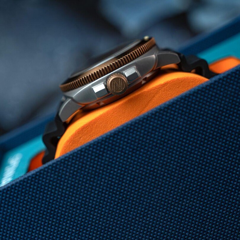 HULL TITANIUM BRONZE Otomatik Lapidary Limited Edition SP-5145-03 (Seiko NH35 Mekanizmalı) Erkek Kol Saati - Thumbnail