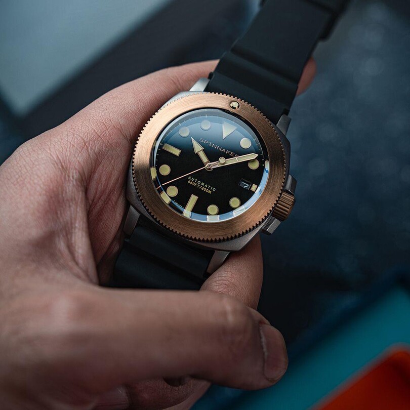 HULL TITANIUM BRONZE Otomatik Lapidary Limited Edition SP-5145-03 (Seiko NH35 Mekanizmalı) Erkek Kol Saati - Thumbnail