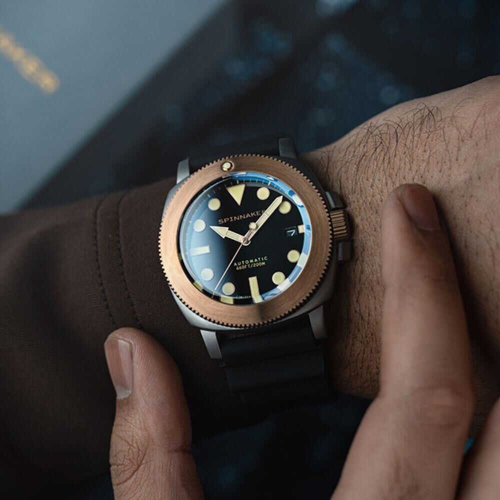 HULL TITANIUM BRONZE Otomatik Lapidary Limited Edition SP-5145-03 (Seiko NH35 Mekanizmalı) Erkek Kol Saati