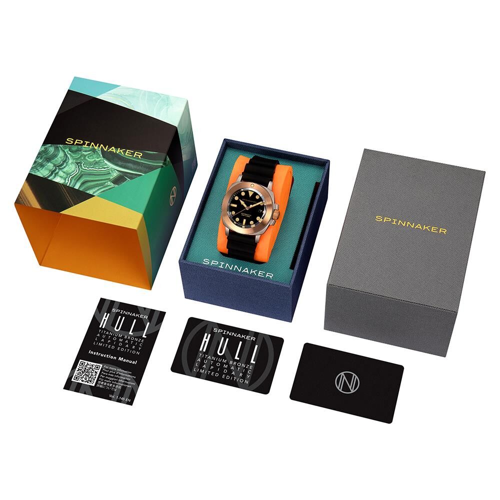 HULL TITANIUM BRONZE Otomatik Lapidary Limited Edition SP-5145-03 (Seiko NH35 Mekanizmalı) Erkek Kol Saati