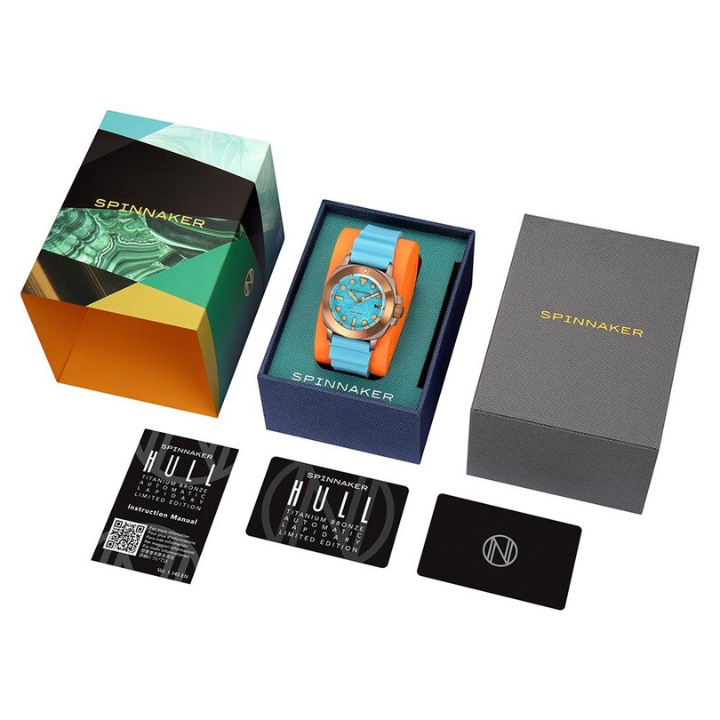 HULL TITANIUM BRONZE Otomatik Lapidary Limited Edition SP-5145-04 (Seiko NH35 Mekanizmalı) Erkek Kol Saati - Thumbnail