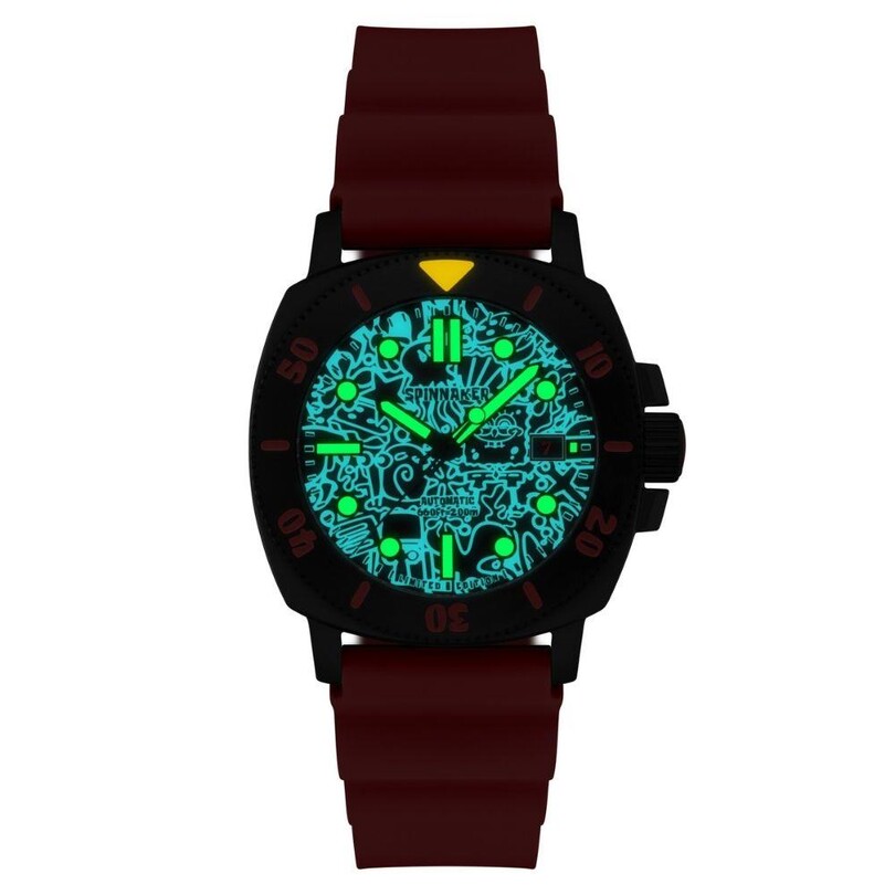 HULL DIVER SpongeBob SquarePants Limited Edition Otomatik SP-5147-04 (Seiko NH35 Mekanizmalı) Erkek Kol Saati - Thumbnail