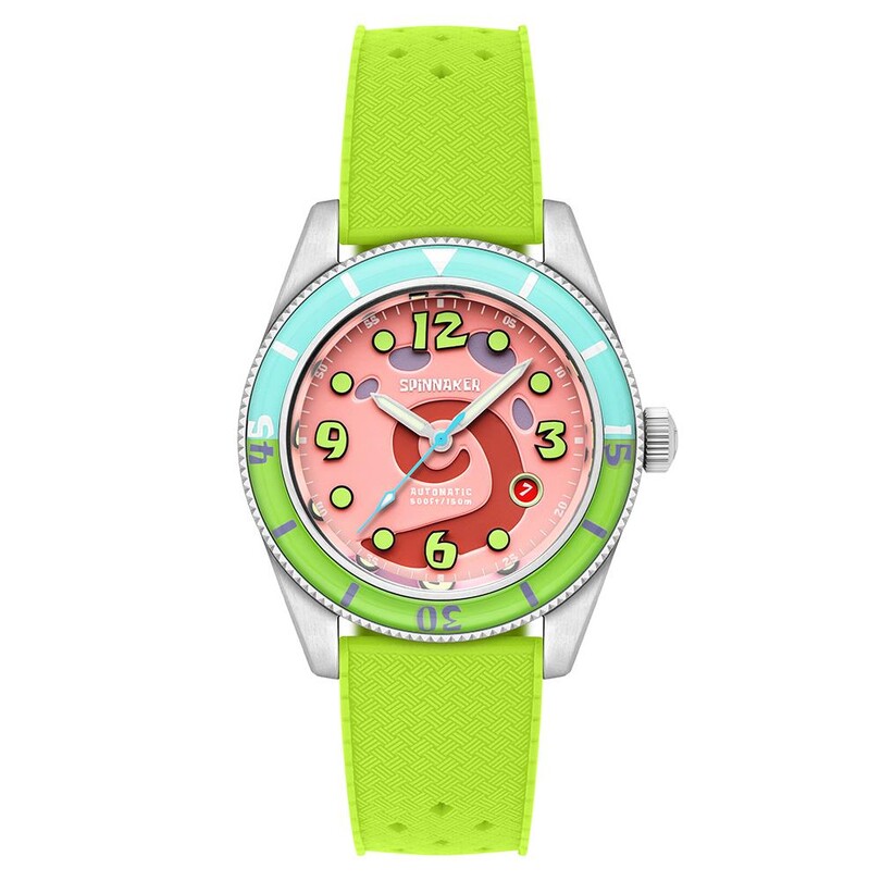 FLEUSS Otomatik SP-5151-01 Spongebob Squarepants Conch Street Limited Edition (Seiko NH35 Mekanizmalı) Erkek Kol Saati - Thumbnail