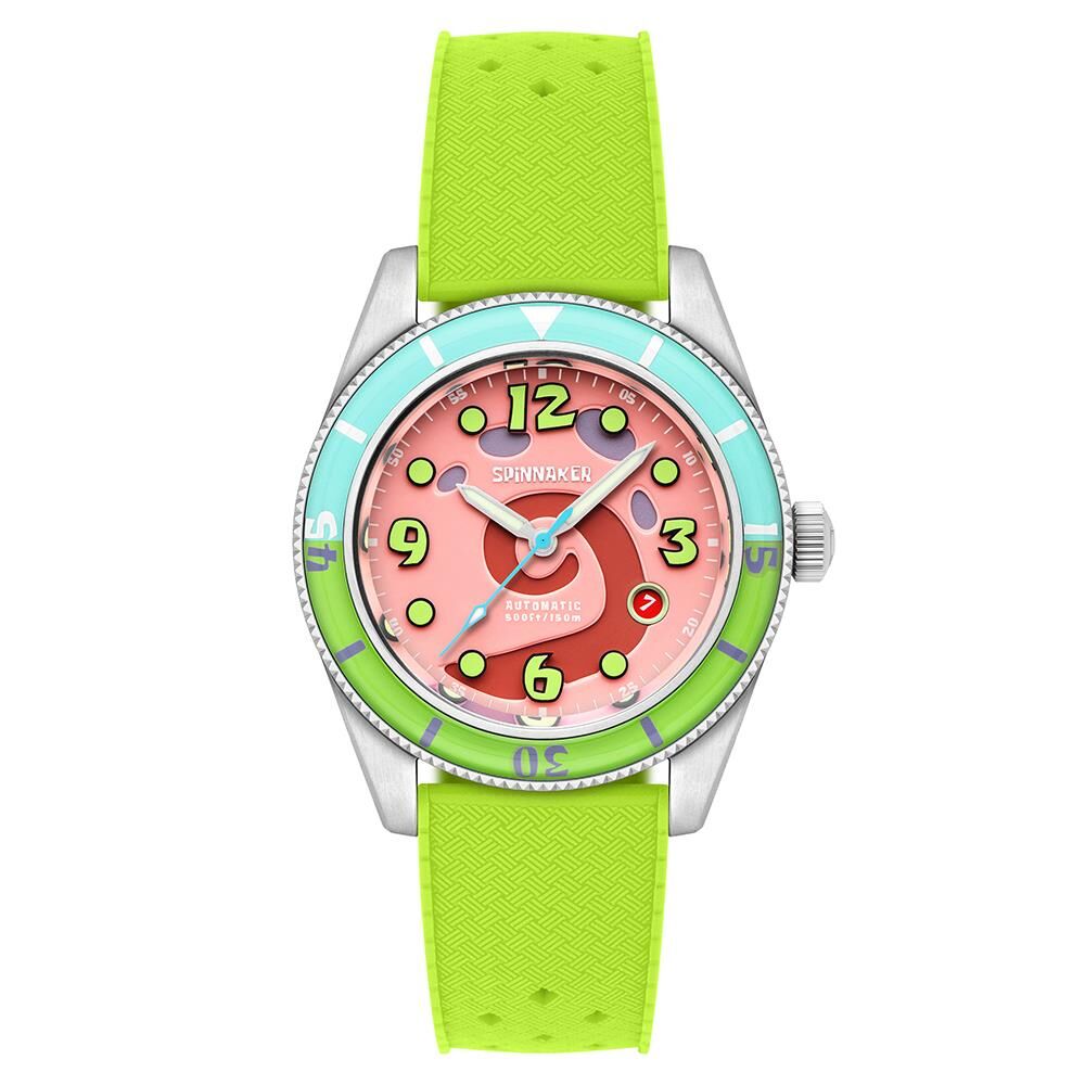 FLEUSS Otomatik SP-5151-01 Spongebob Squarepants Conch Street Limited Edition (Seiko NH35 Mekanizmalı) Erkek Kol Saati