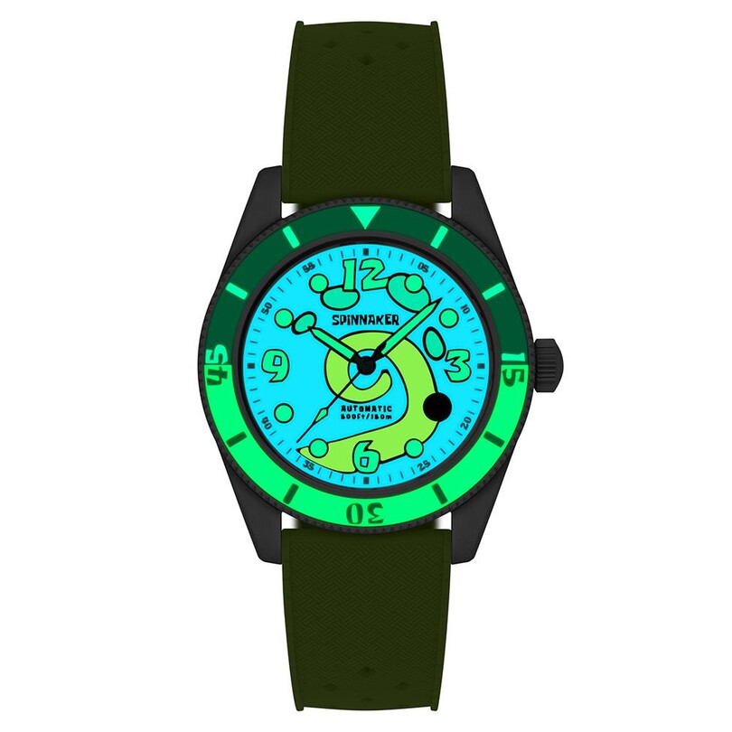 FLEUSS Otomatik SP-5151-01 Spongebob Squarepants Conch Street Limited Edition (Seiko NH35 Mekanizmalı) Erkek Kol Saati - Thumbnail