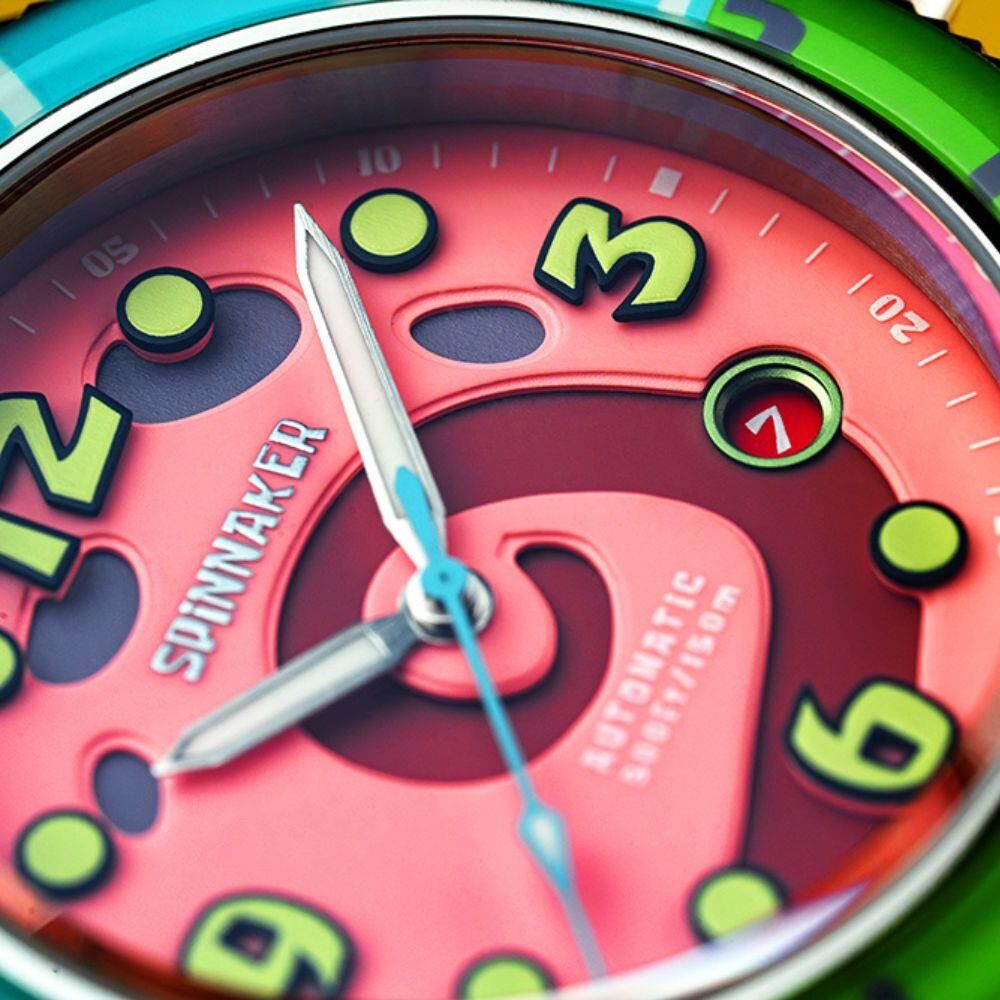 FLEUSS Otomatik SP-5151-01 Spongebob Squarepants Conch Street Limited Edition (Seiko NH35 Mekanizmalı) Erkek Kol Saati