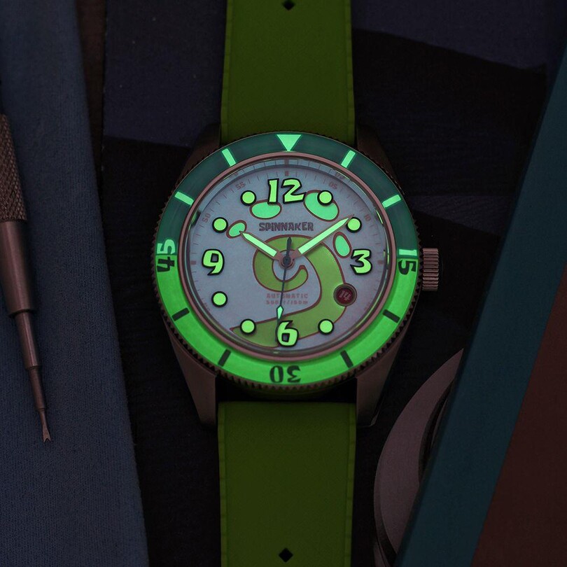 FLEUSS Otomatik SP-5151-01 Spongebob Squarepants Conch Street Limited Edition (Seiko NH35 Mekanizmalı) Erkek Kol Saati - Thumbnail