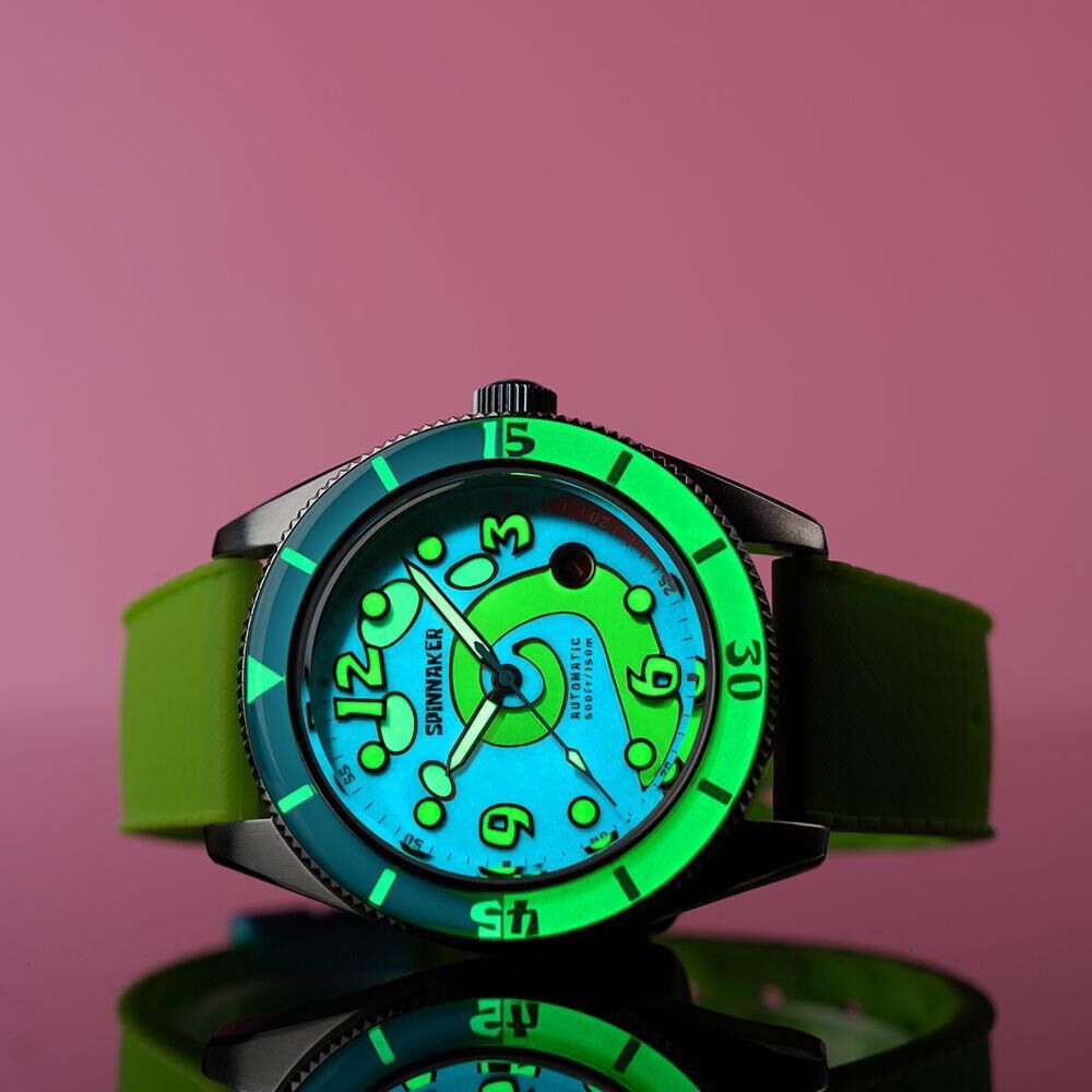 FLEUSS Otomatik SP-5151-01 Spongebob Squarepants Conch Street Limited Edition (Seiko NH35 Mekanizmalı) Erkek Kol Saati