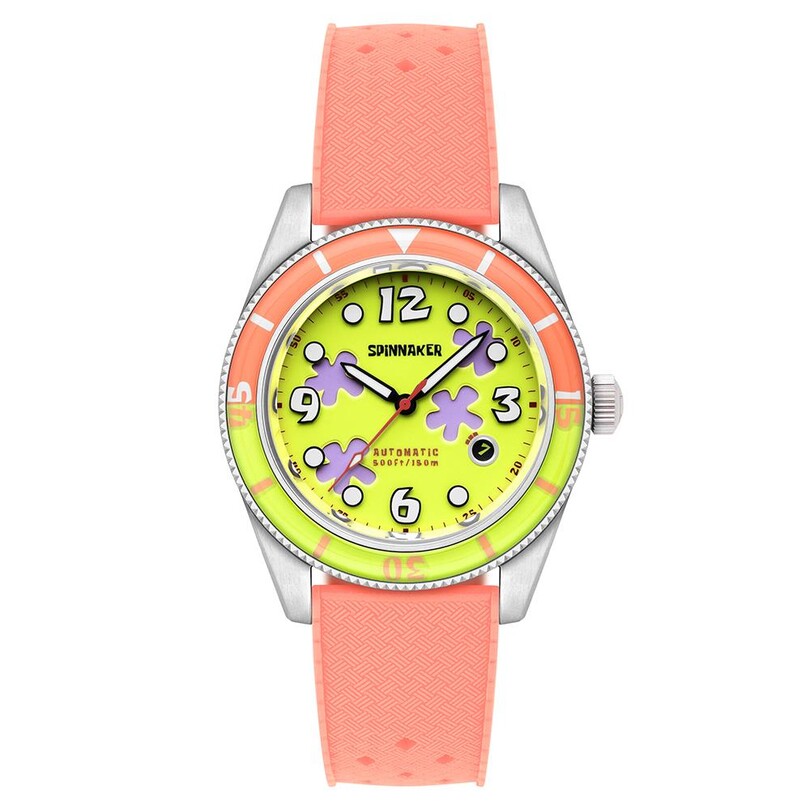 FLEUSS Otomatik SP-5151-02 Spongebob Squarepants Conch Street Limited Edition (Seiko NH35 Mekanizmalı) Erkek Kol Saati - Thumbnail