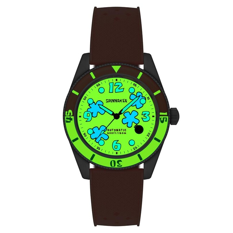 FLEUSS Otomatik SP-5151-02 Spongebob Squarepants Conch Street Limited Edition (Seiko NH35 Mekanizmalı) Erkek Kol Saati - Thumbnail