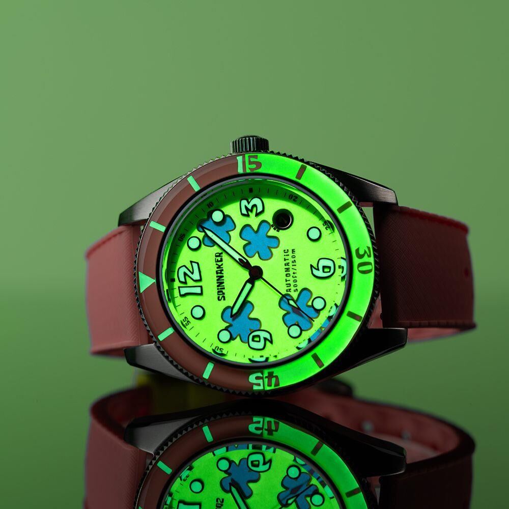 FLEUSS Otomatik SP-5151-02 Spongebob Squarepants Conch Street Limited Edition (Seiko NH35 Mekanizmalı) Erkek Kol Saati