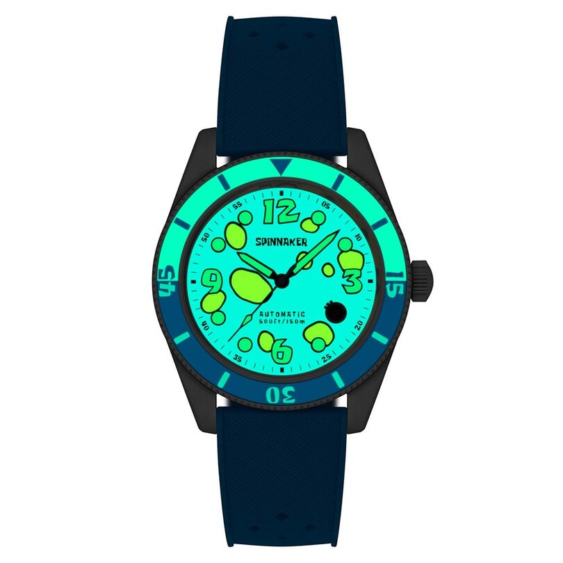 FLEUSS Otomatik SP-5151-03 Spongebob Squarepants Conch Street Limited Edition (Seiko NH35 Mekanizmalı) Erkek Kol Saati - Thumbnail