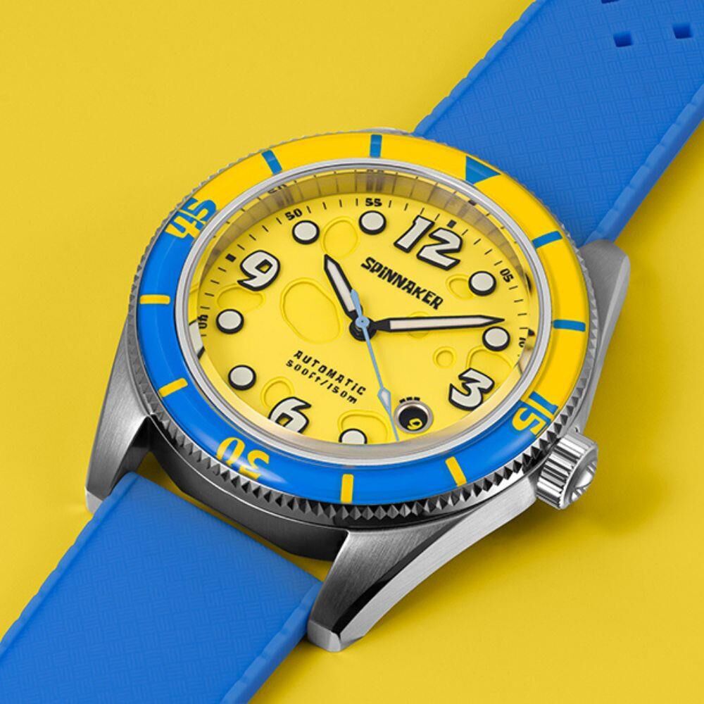 FLEUSS Otomatik SP-5151-03 Spongebob Squarepants Conch Street Limited Edition (Seiko NH35 Mekanizmalı) Erkek Kol Saati