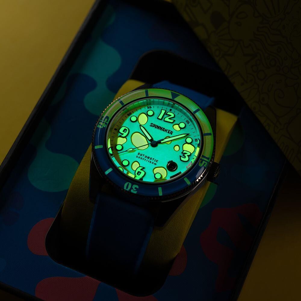 FLEUSS Otomatik SP-5151-03 Spongebob Squarepants Conch Street Limited Edition (Seiko NH35 Mekanizmalı) Erkek Kol Saati