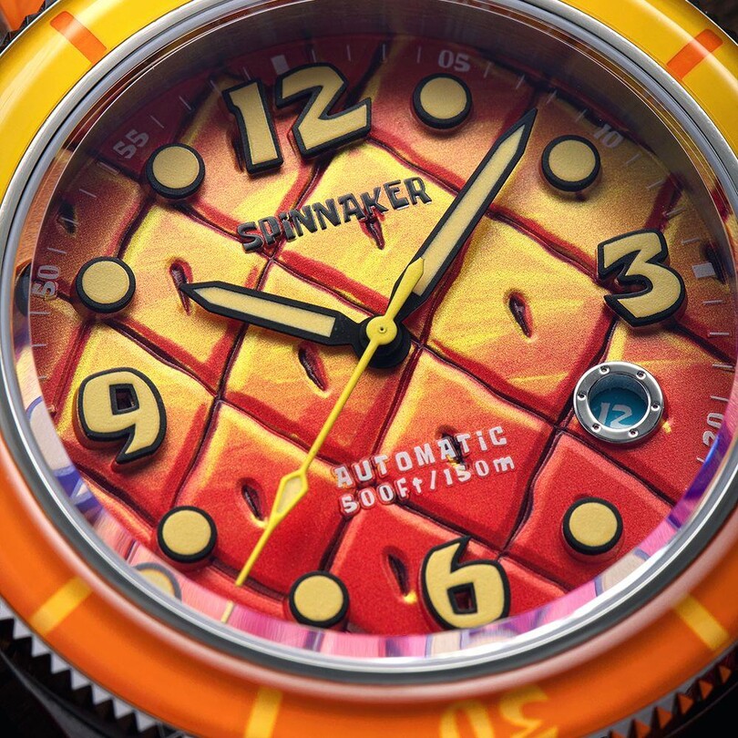 FLEUSS Otomatik SP-5151-04 Spongebob Squarepants Conch Street Limited Edition (Seiko NH35 Mekanizmalı) Erkek Kol Saati - Thumbnail