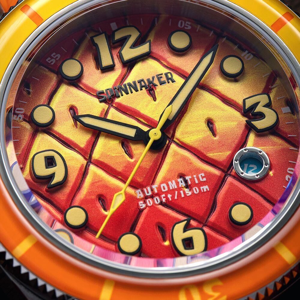 FLEUSS Otomatik SP-5151-04 Spongebob Squarepants Conch Street Limited Edition (Seiko NH35 Mekanizmalı) Erkek Kol Saati