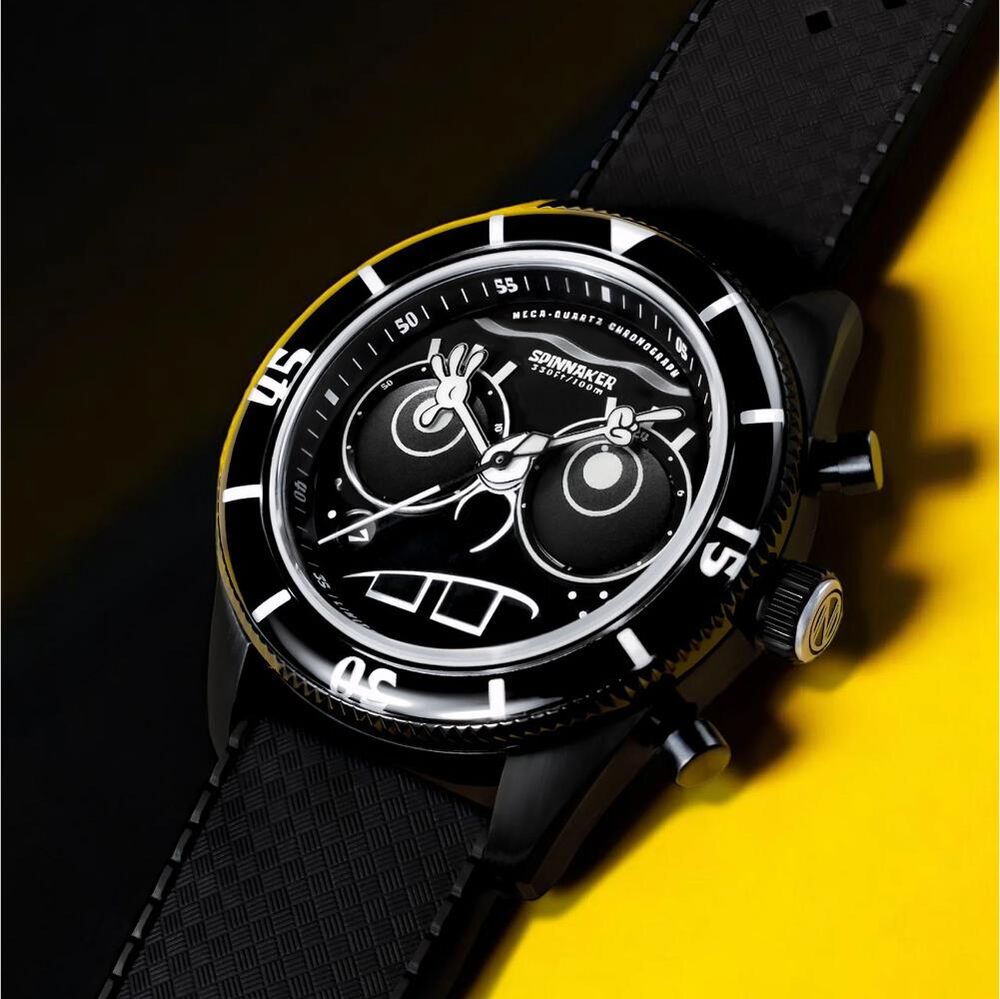FLEUSS Chronograph SP-5154-02 Spongebob Squarepants Eyedial Limited Edition (Seiko VK64 Mekanizmalı) Erkek Kol Saati