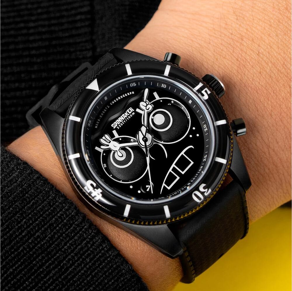 FLEUSS Chronograph SP-5154-02 Spongebob Squarepants Eyedial Limited Edition (Seiko VK64 Mekanizmalı) Erkek Kol Saati