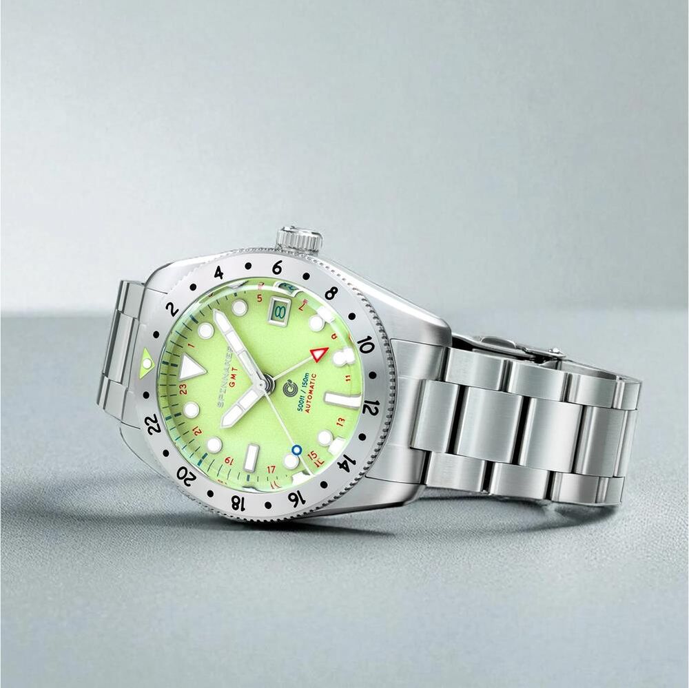 CROFT 39 GMT SP-5157-44 Otomatik (Seiko NH34 Mekanizmalı) Erkek Kol Saati