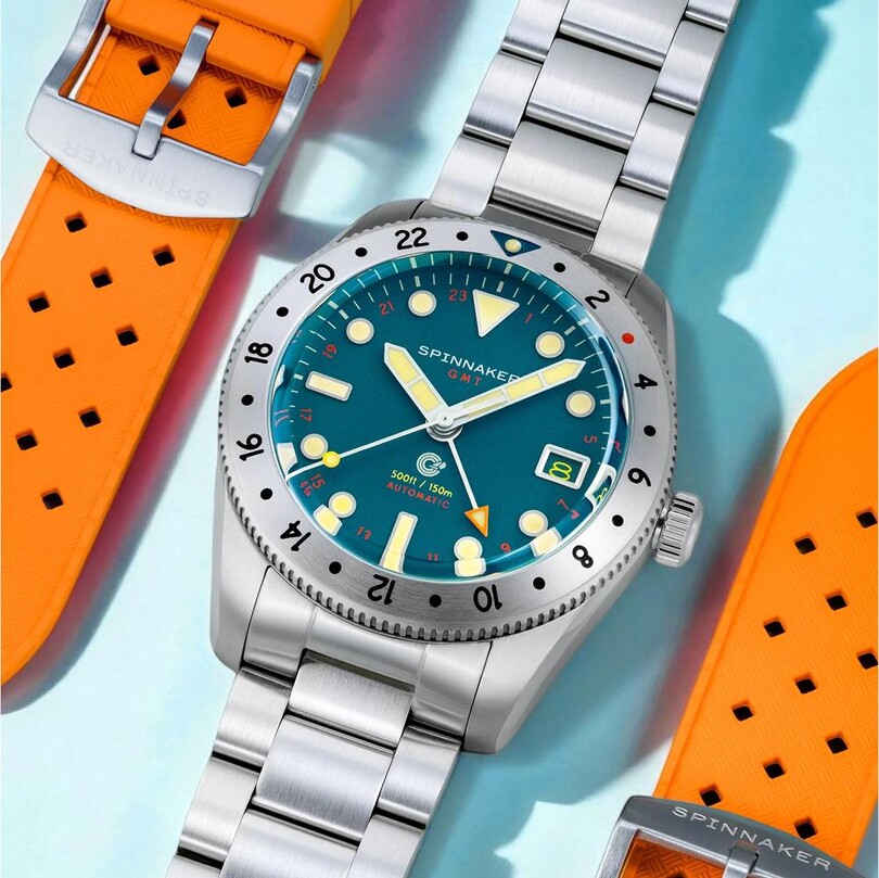 CROFT 39 GMT SP-5157-55 Otomatik (Seiko NH34 Mekanizmalı) Erkek Kol Saati - Thumbnail