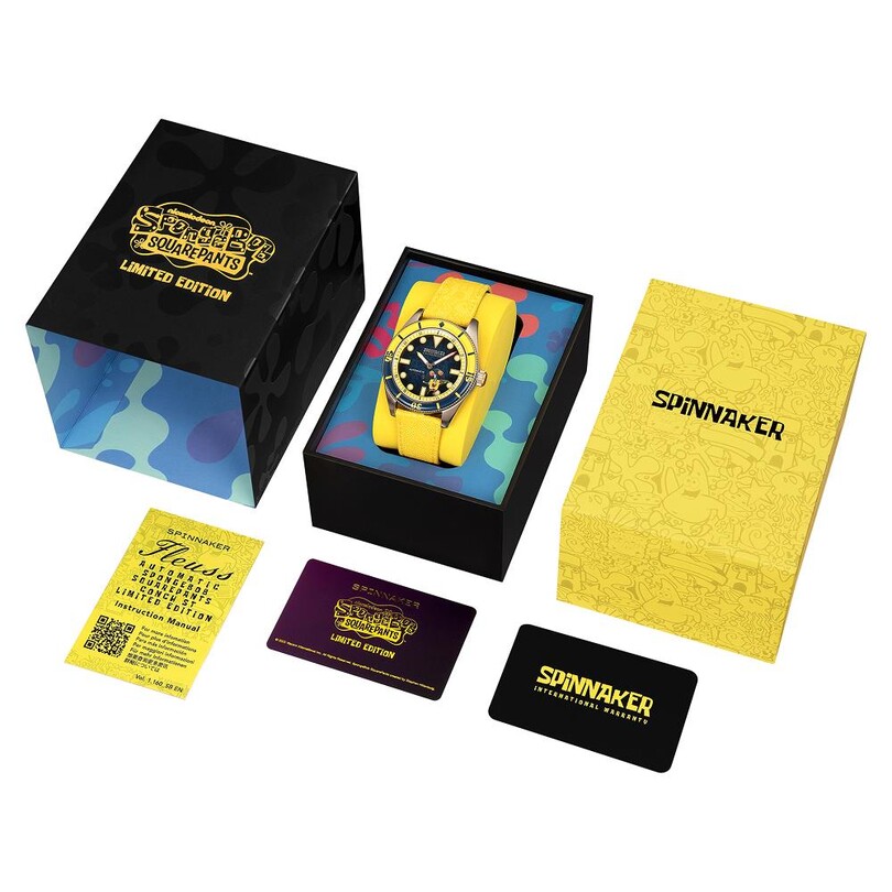 FLEUSS Otomatik SP-5160-01 Spongebob Squarepants Frenemies Limited Edition (Miyota 8245 Mekanizmalı) Erkek Kol Saati - Thumbnail