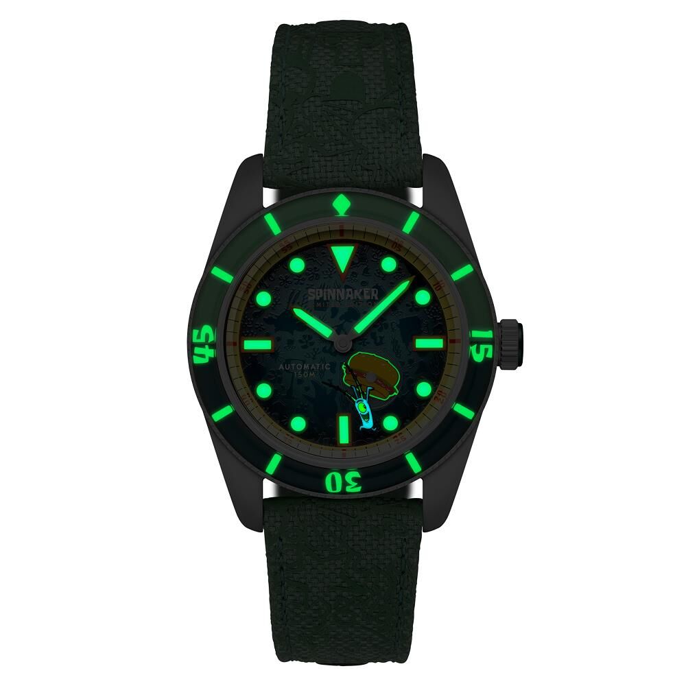 FLEUSS Otomatik SP-5160-02 Spongebob Squarepants Frenemies Limited Edition (Miyota 8245 Mekanizmalı) Erkek Kol Saati