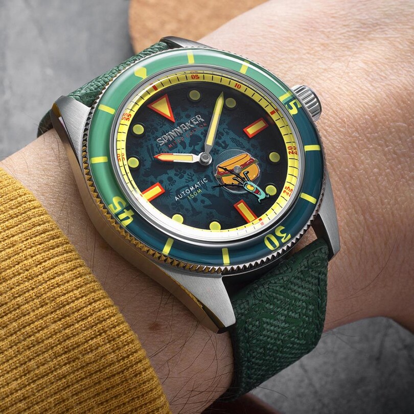 FLEUSS Otomatik SP-5160-02 Spongebob Squarepants Frenemies Limited Edition (Miyota 8245 Mekanizmalı) Erkek Kol Saati - Thumbnail