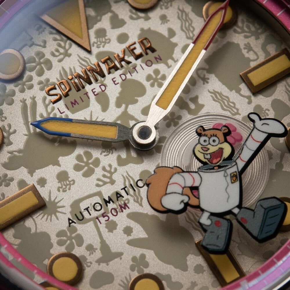 FLEUSS Otomatik SP-5160-03 Spongebob Squarepants Frenemies Limited Edition (Miyota 8245 Mekanizmalı) Erkek Kol Saati